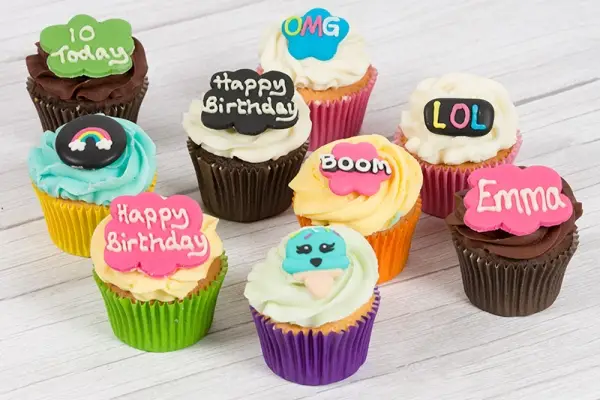 Personalised LoL Cupcakes - Box of 9