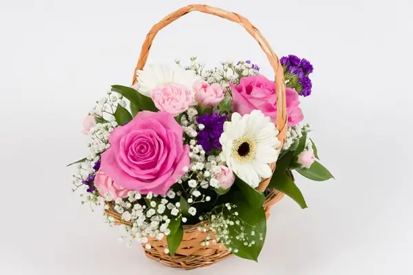 Rose Basket Arrangement