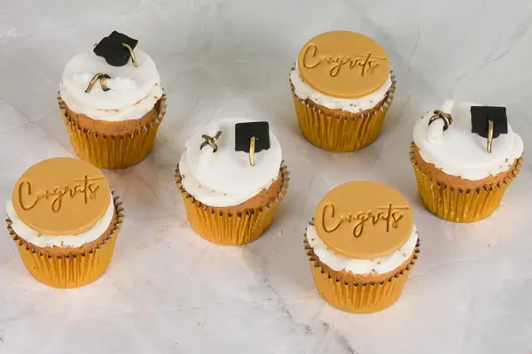 Boutique Graduation Cupcakes