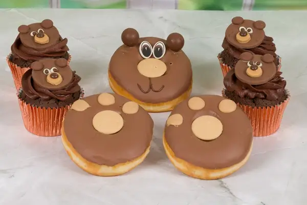 Teddy Bear Donuts and Cupcake Variety Box