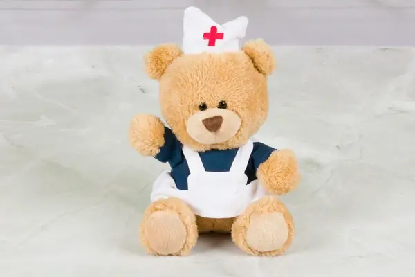 Add A Get Well Soon Nurse Bear