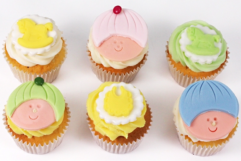 Funny baby shower store cupcakes